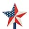 Glitzhome&#xAE; Wood Patriotic Star Yard Stakes, 3ct.